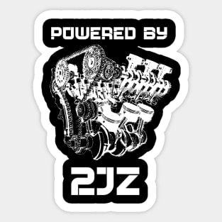 Powered by 2JZ Sticker